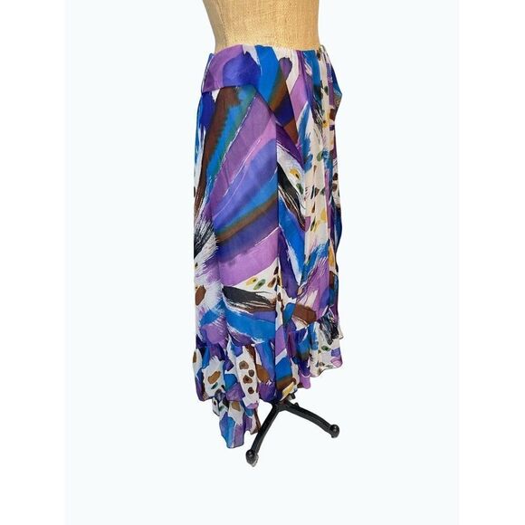 Fumblin' Foe Paris Italy London  High Low Skirt Small - Picture 2 of 6